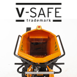 V-safe infeed hopper